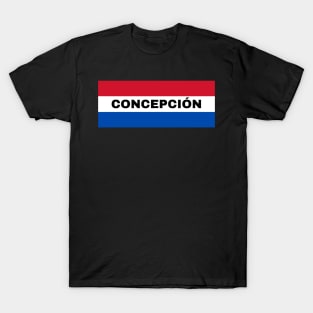 Concepción City in Paraguay Flag Colors T-Shirt
